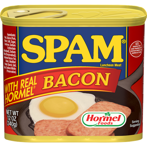 spam with real hormel bacon
