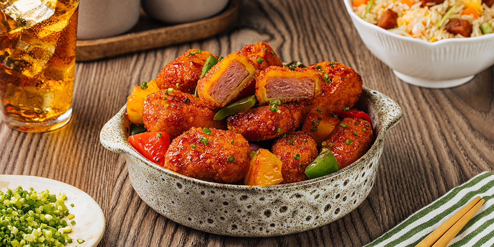 Sweet and Sour SPAM® Lite Bites